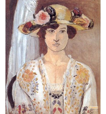 Woman With A Flowered Hat