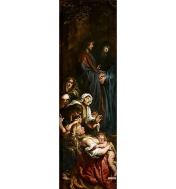 Elevation Of The Cross The Raising Of The Cross Triptych Left Panel