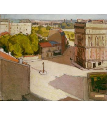 Small Place With Street Lamp