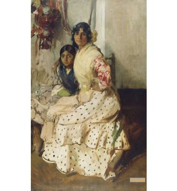 Pepilla The Gypsy And Her Daughter