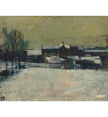 Om Ch Ra Winter Landscape