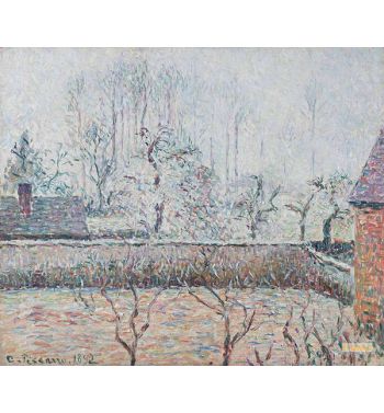 Landscape Frost And Fog Eragny