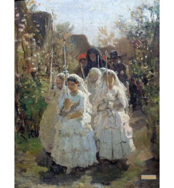 The First Communicants At Courrieres