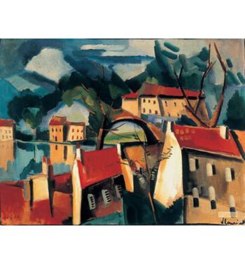Village On The River 1915