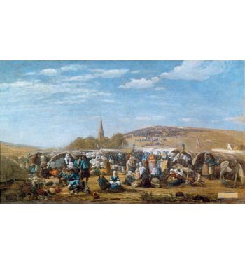 The Pardon Of Sainte Anne La Palud Brittany 1858