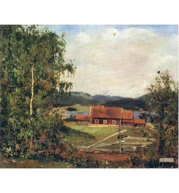 Landscape Maridalen By Oslo, 1881