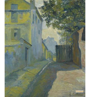 The Street Of Mont Cenis Montmartre 1880