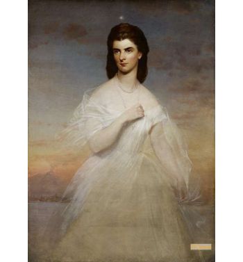 Portrait Of Queen Maria Sophia Of Naples