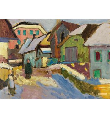 Farmyard In Snow I, 1911