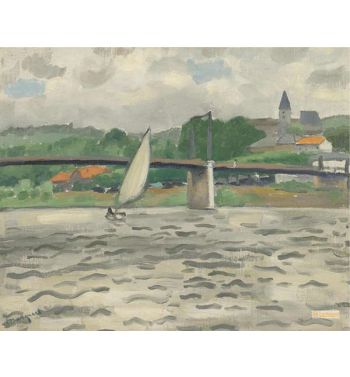 Sailing On The Seine At Triel