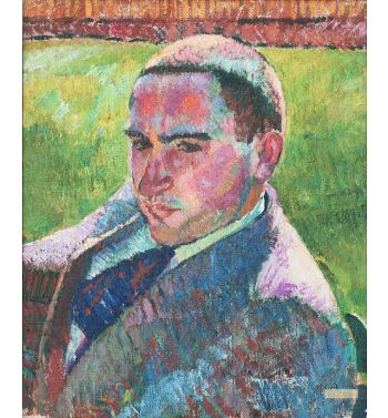 Portrait of Swiss Painter Marc Gonthier