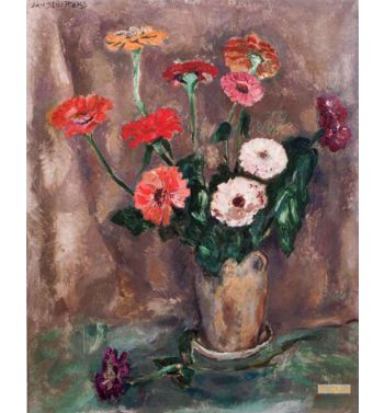 Still Life With Zinnia's, C, 1932