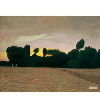 Normandy Landscape, Setting Sun
