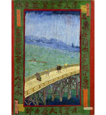Bridge In The Rain After Hiroshige