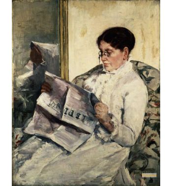 Reading Le Figaro 1878