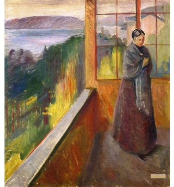 On The Veranda, 1892