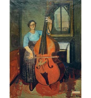 Woman With Double Bass