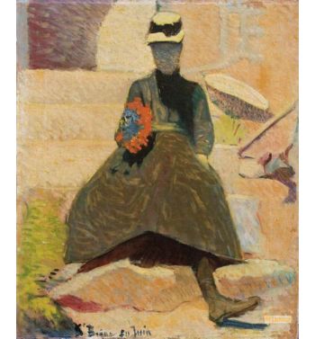 Woman At Saint Briac 1886