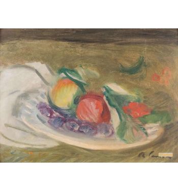 The Plate Of Fruit