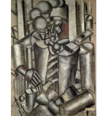 Soldier With A Pipe, 1916