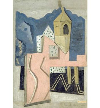 Steeple And Street, 1922