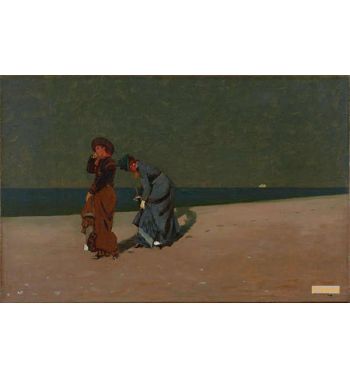 Evening On The Beach, 1870S