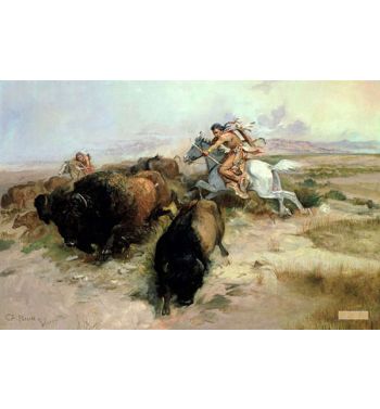Buffalo Hunt, 1897, 1