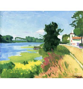 Herblay, Summer, Banks Of The Seine, 1919