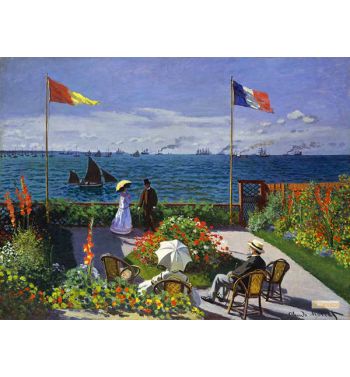 Garden At Sainte-Adresse 1867