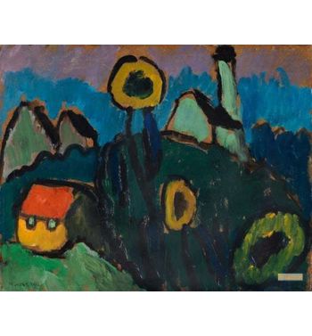 Landscape With Sunflowers 1910