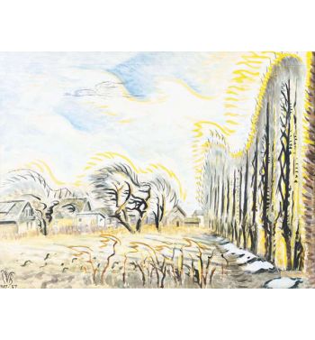 February Wind and Sunlight the Wind Harp