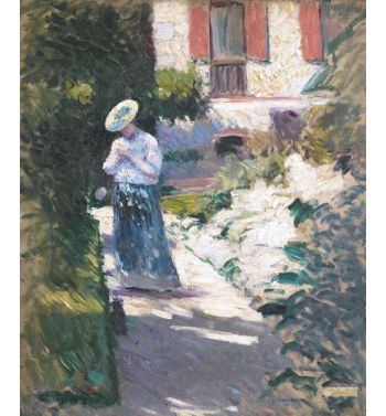 Study For Les Dahlias, Jardin Du Petit Gennevilliers