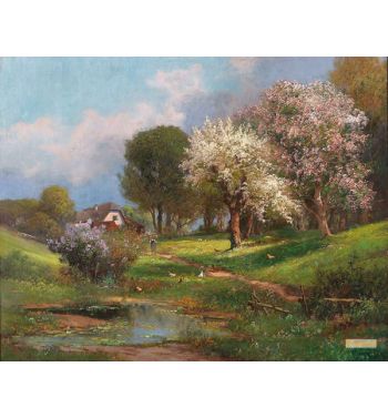 Landscape in Spring 4