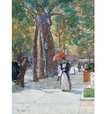 Fifth Avenue At Washington Square New York 1891