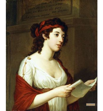 Portrait Of A Lady As Sappho