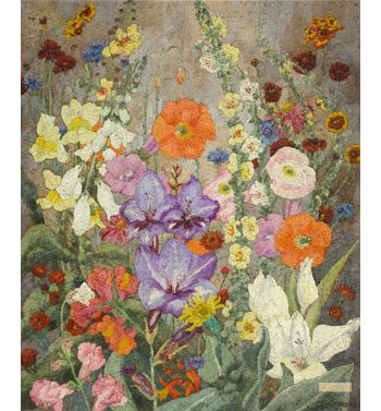 Summer Flowers In A Landscape