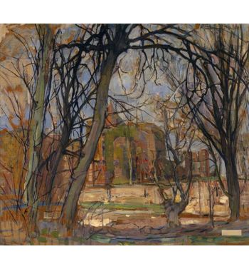 Spring Sun, Lentezon Castle Ruin Brederode, c1909 10