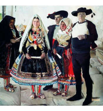 Typical Lagarterans Or Lagarteran Bride Hare