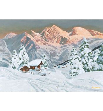 Alpenglow At Ferleiten – Glockner Group