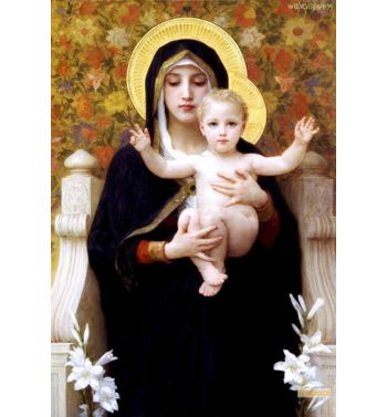 The Virgin Of The Lilies, La Vierge Au Lys, , 1899