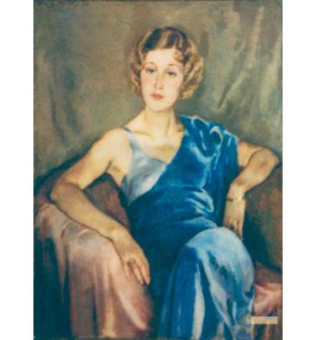 Portrait Of Mrs, Van Abbe, 1933
