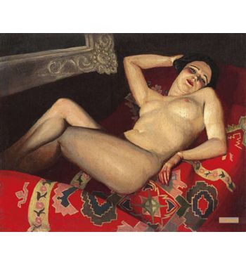 Nude Lying On A Sofa