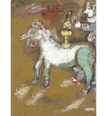 Clowns And Oil Lamp, Vollard Circus, 1927