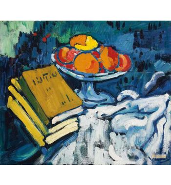 Still Life With Books And Compotise