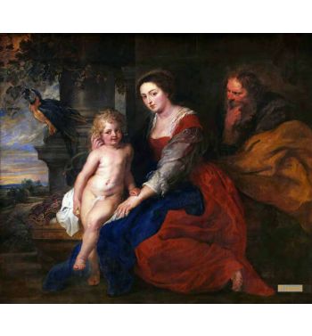 Holy Family With Parrot