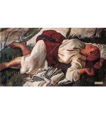 Peasant Woman Sleeping 1917