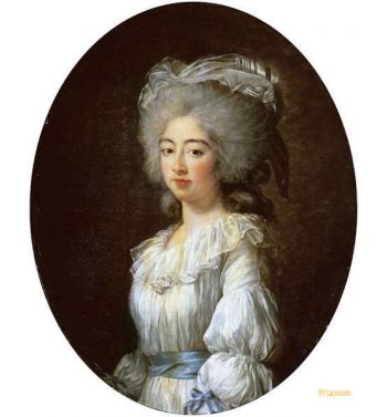 Portrait Of The Louise Marie Josephine Comtesse De Provence