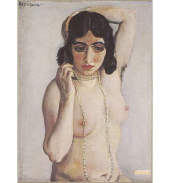 Nude With Pearls, C, 1937