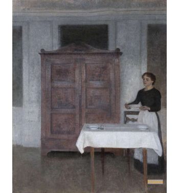Interior "Pigen Daekker Bord"