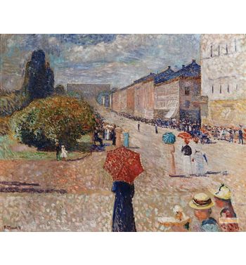 Spring Day On Karl Johan Street